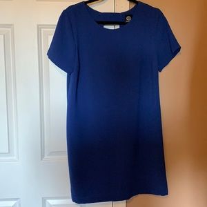 Royal blue mini dress